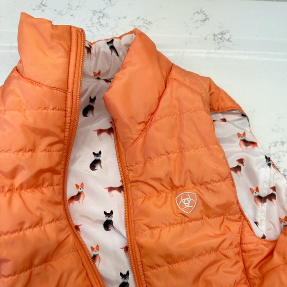 Ariat Kid’s Reversible Puffer Vest - Picture 2 of 13
